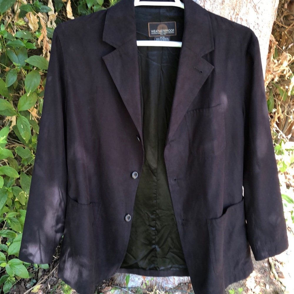 Weatherproof Microfiber Black Jacket - image 4